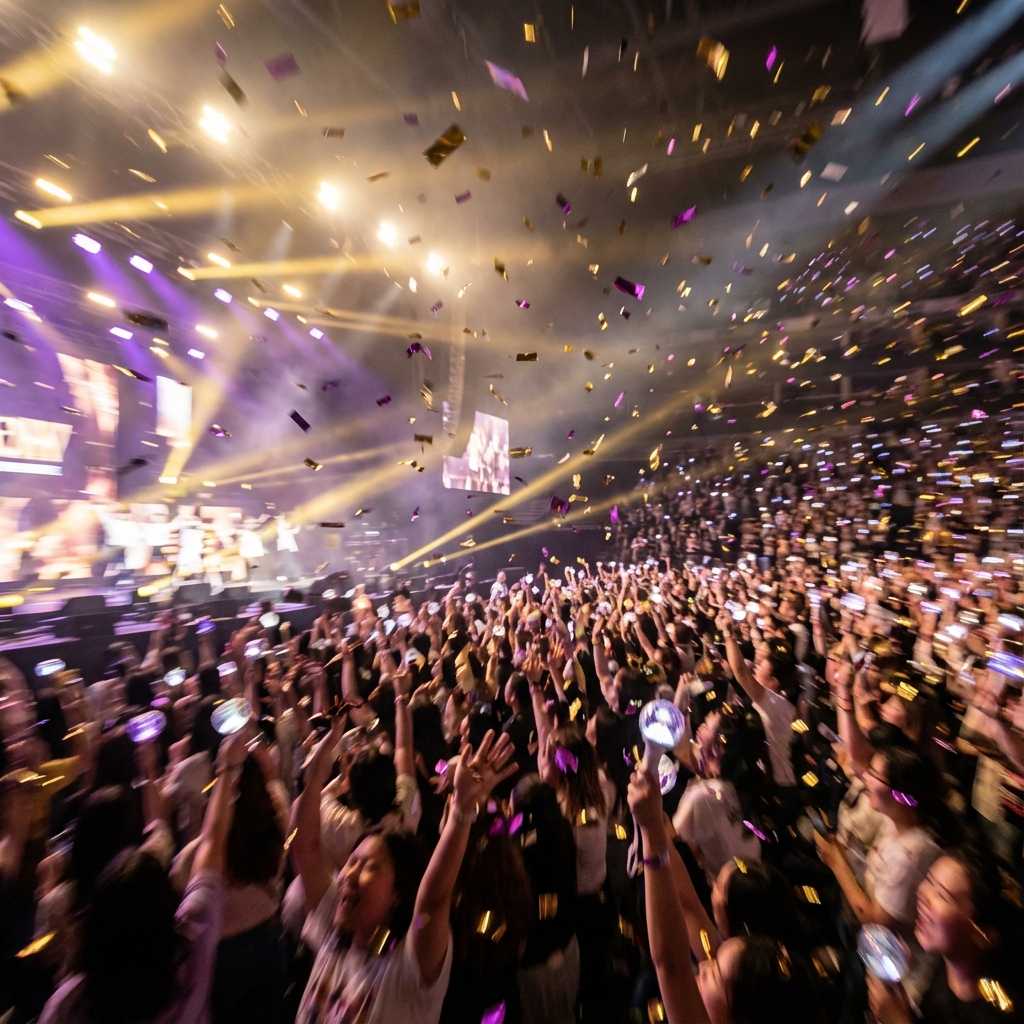 Explosive concert energy